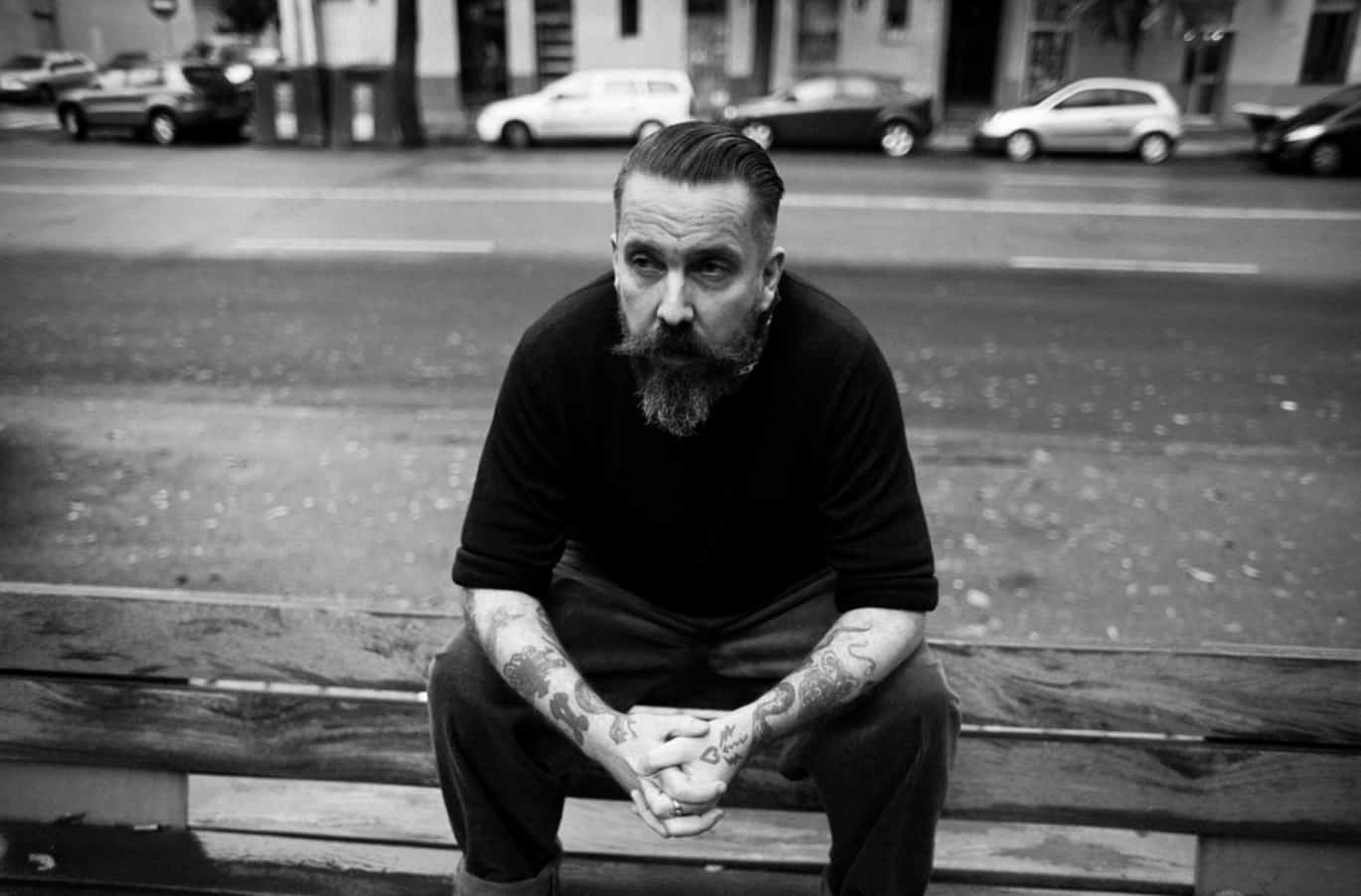 Andrew Weatherall black and white