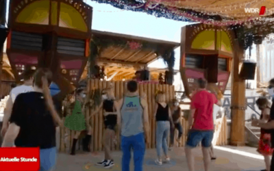 Coconut Beach in Münster Hosts Dance Party with Social Distancing Measures in Place