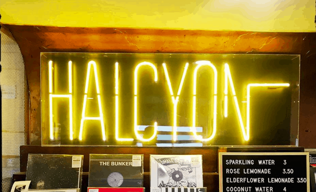 Halcyon Brooklyn Yellow Neon Sign