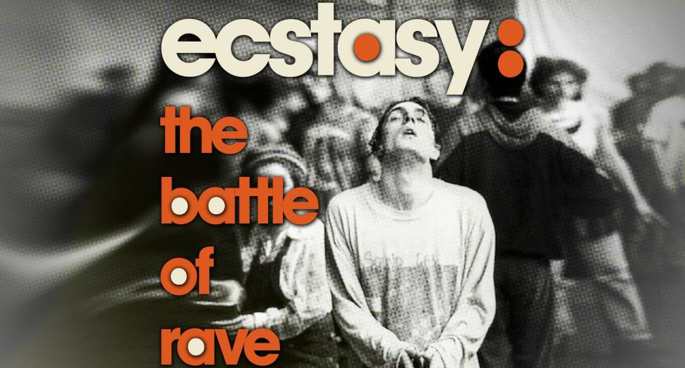 Promotional image for the BBC podcast Ecstasy: The Battle of Rave.