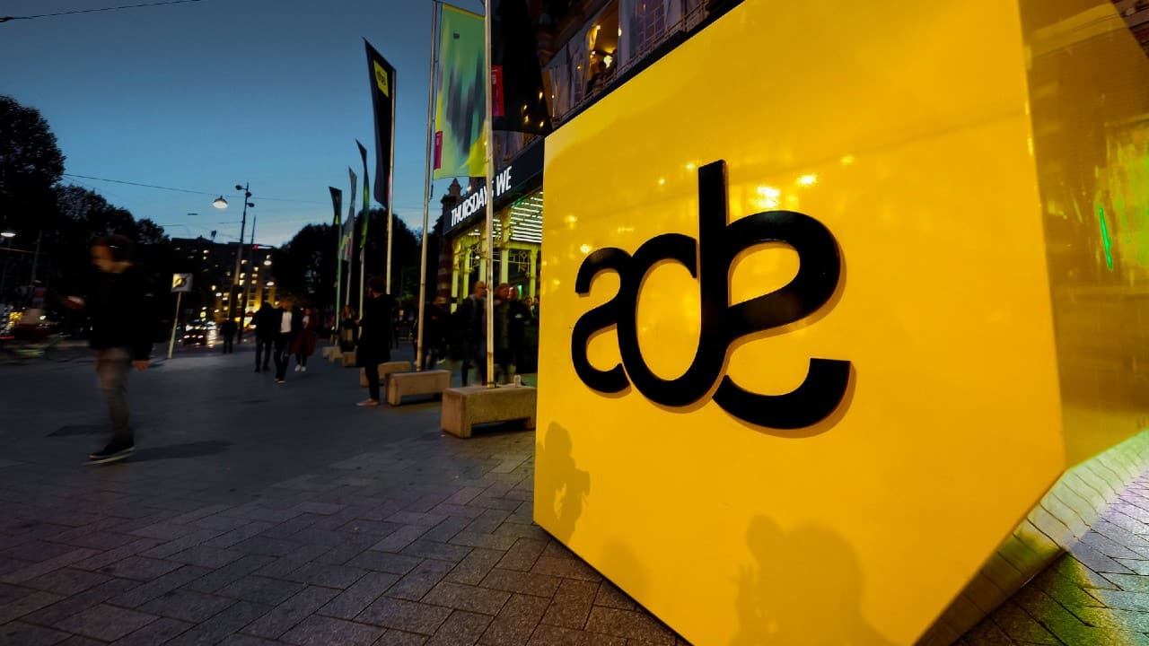 Amsterdam Dance Event ADE outdoor logo installation