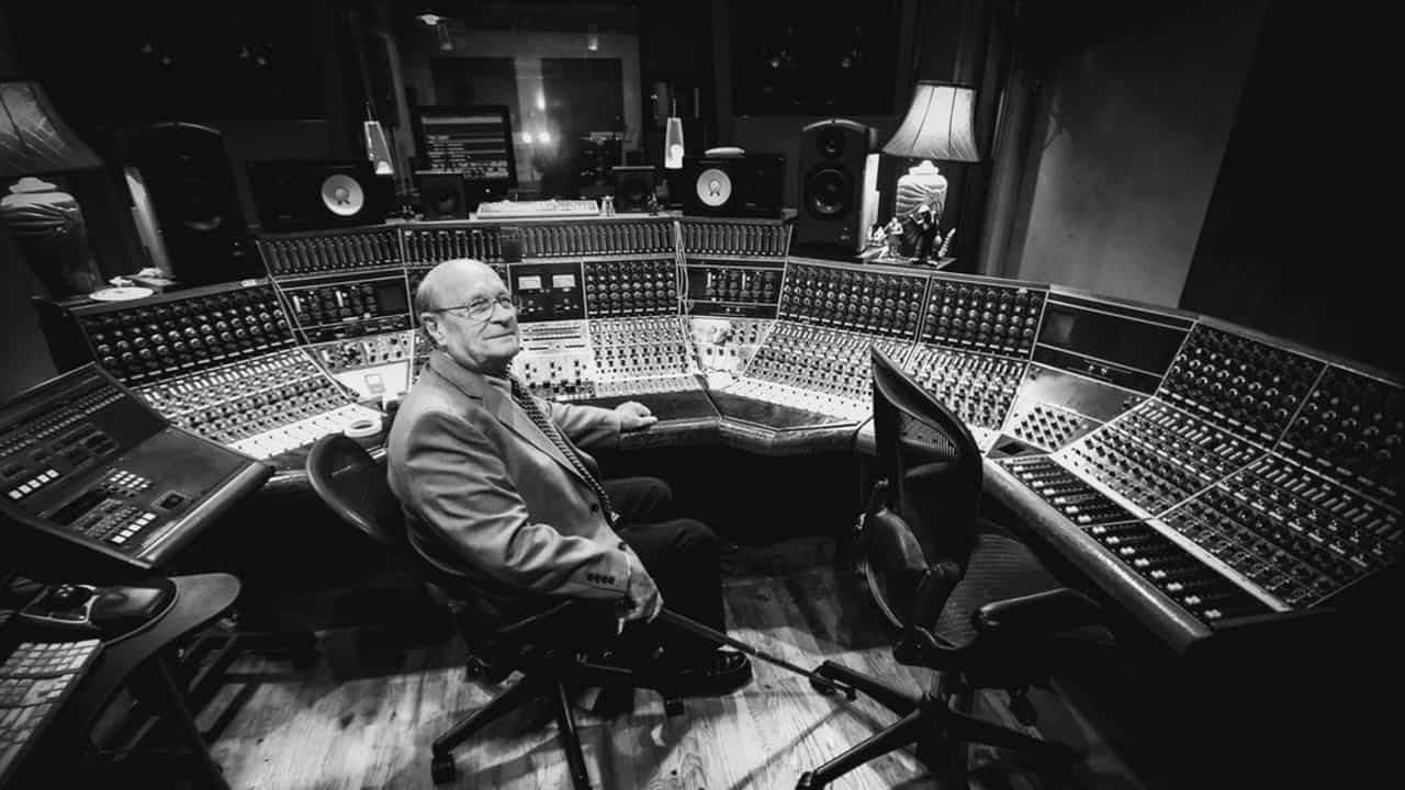 Rupert Neve studio equipment black and white