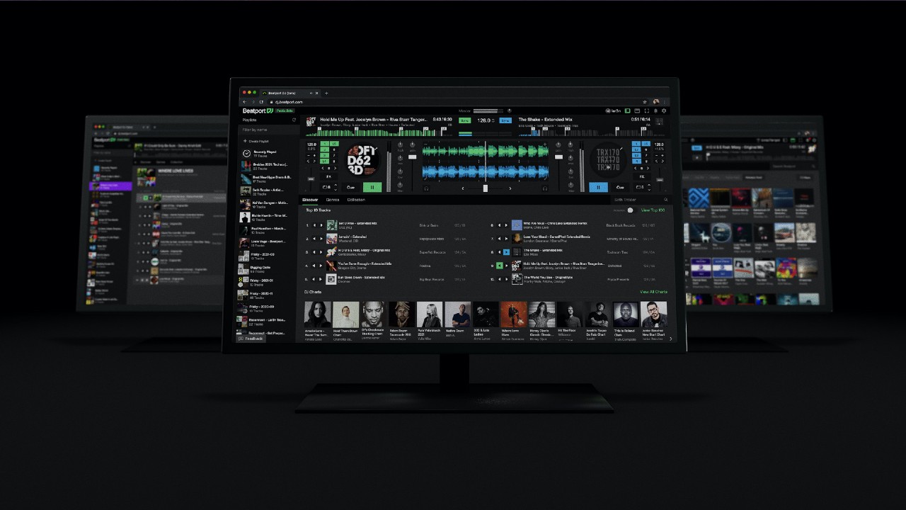 Beatport DJ monitor screens