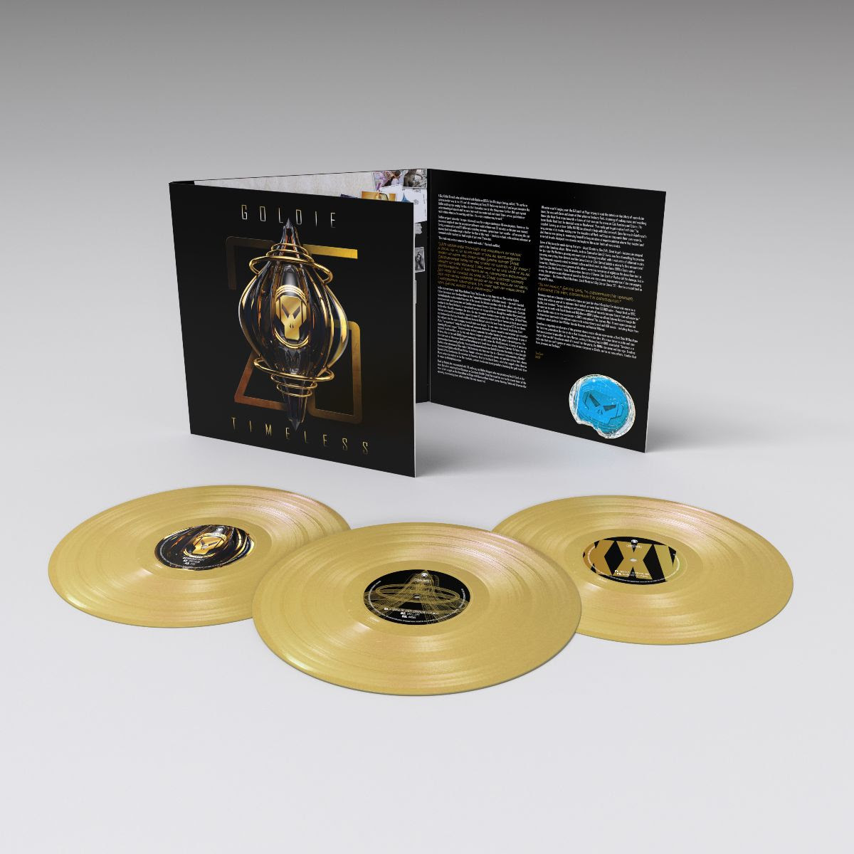 Goldie Timeless gold triple vinyl 25th anniversary