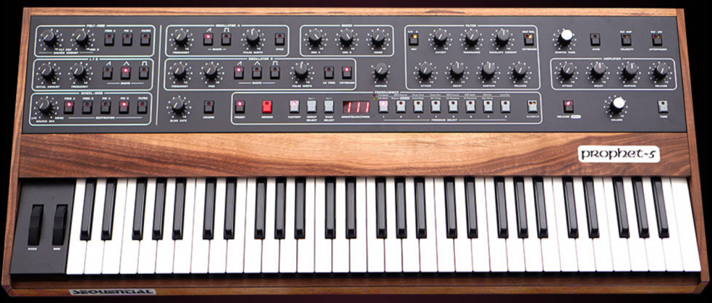 Sequential Circuits Prophet 5 Synthesyzer