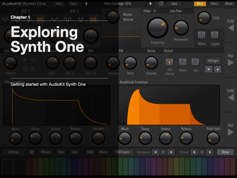 Synthesis For All Audiokit Synth One Releases Free Guidebook Selector