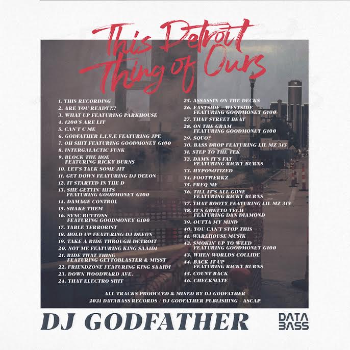 DJ Godfather This Detroit Thing Of Ours Tracklist