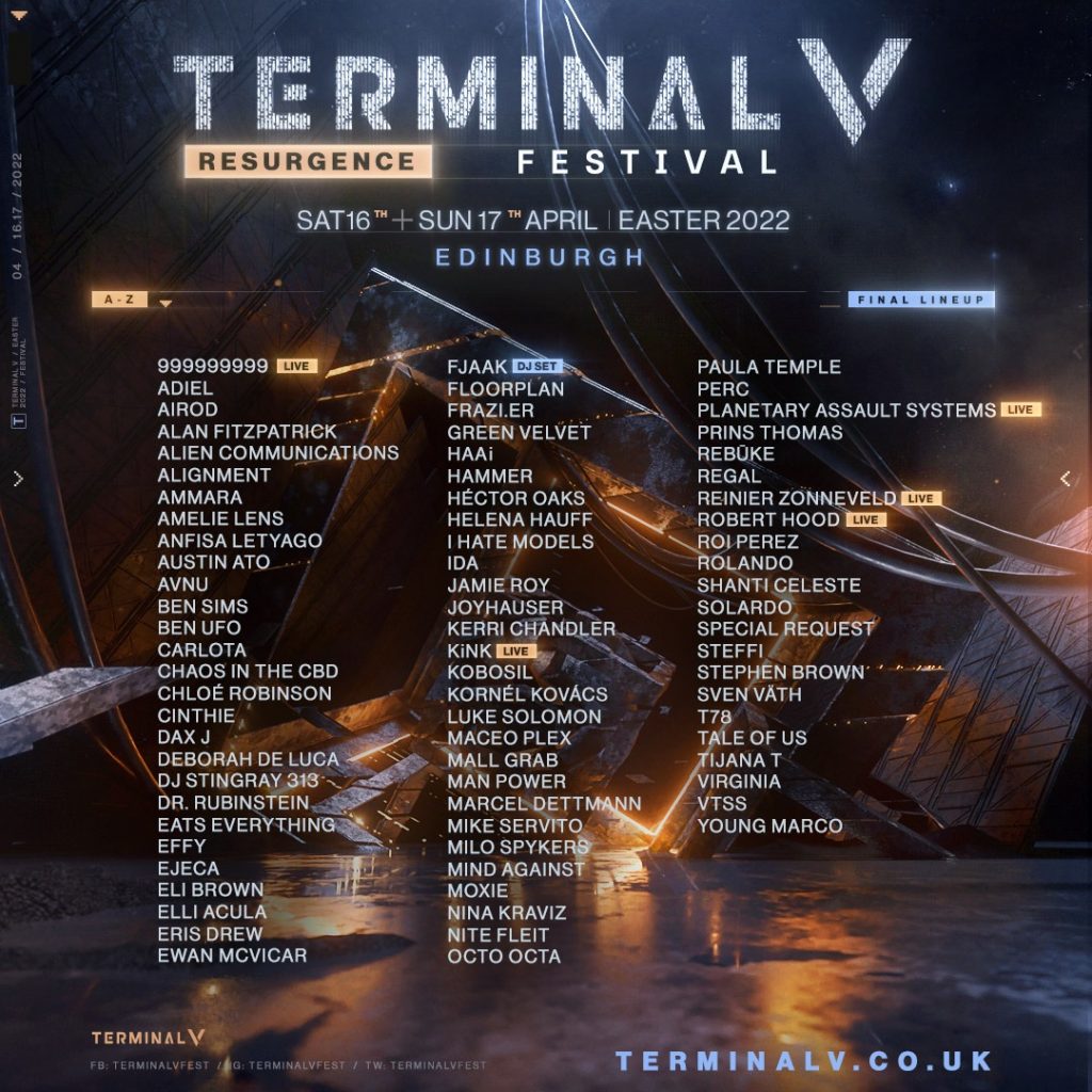 Terminal V Line Up